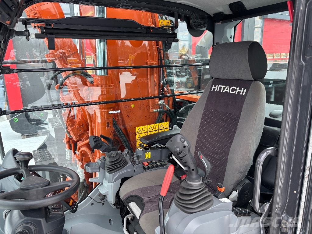 Hitachi ZX 155 W-7 / Rototilt, Rasvari, Lämmitin, StageV Εκσκαφείς με τροχούς - λάστιχα