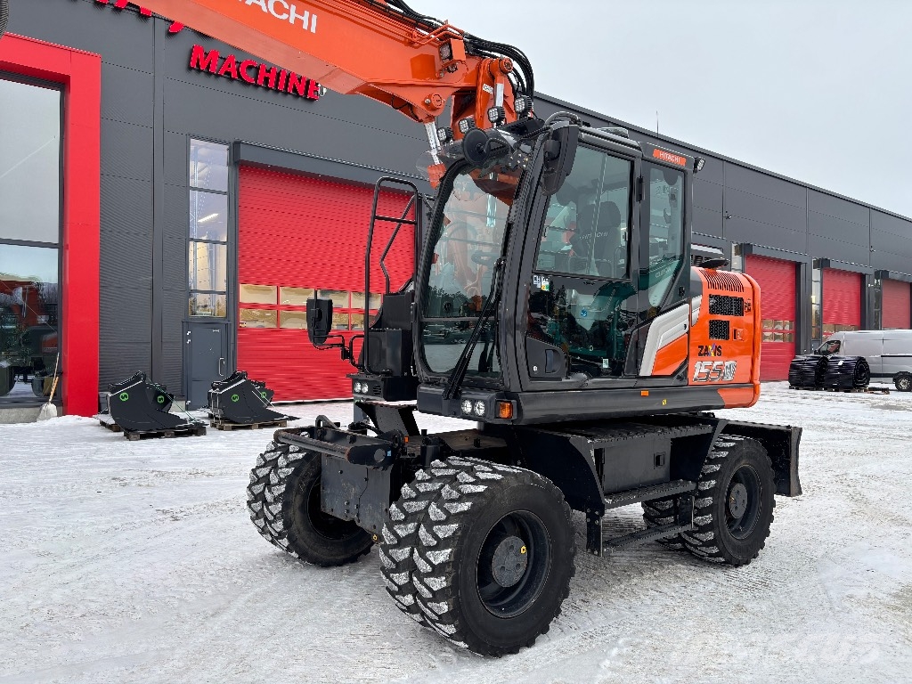 Hitachi ZX 155 W-7 / Rototilt, Rasvari, Lämmitin, StageV Εκσκαφείς με τροχούς - λάστιχα