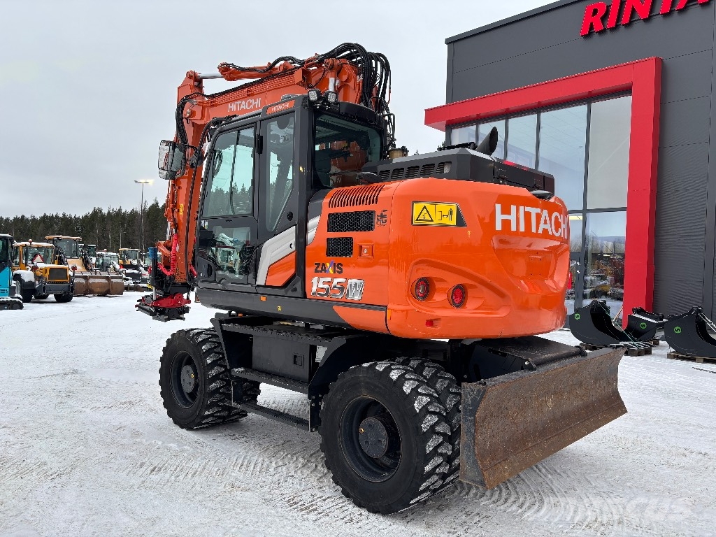 Hitachi ZX 155 W-7 / Rototilt, Rasvari, Lämmitin, StageV Εκσκαφείς με τροχούς - λάστιχα