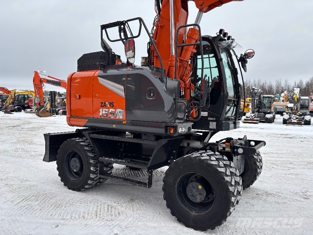 Hitachi ZX 155 W-7 / Rototilt, Rasvari, Lämmitin, StageV Εκσκαφείς με τροχούς - λάστιχα