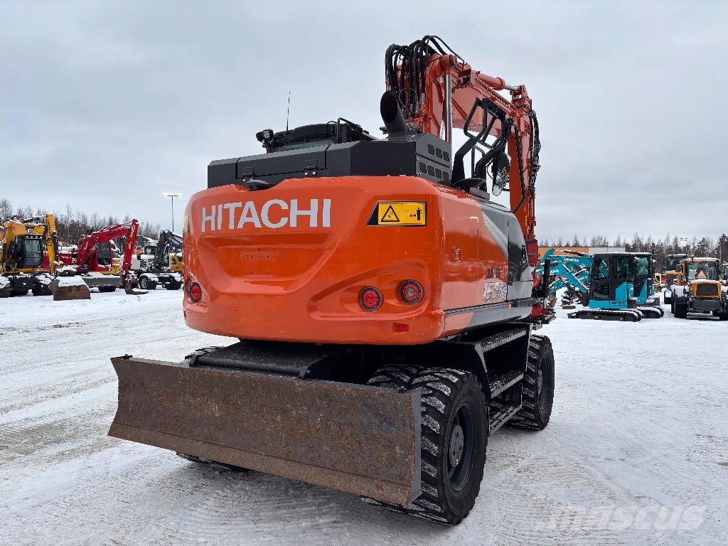 Hitachi ZX 155 W-7 / Rototilt, Rasvari, Lämmitin, StageV Εκσκαφείς με τροχούς - λάστιχα