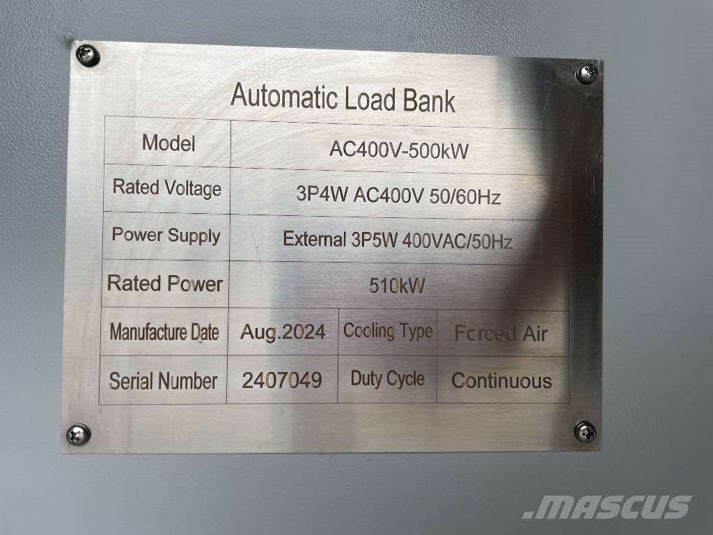 DPX Power Loadbank AC400V-500 kW - DPX-30022 Gradbeništvo - drugo