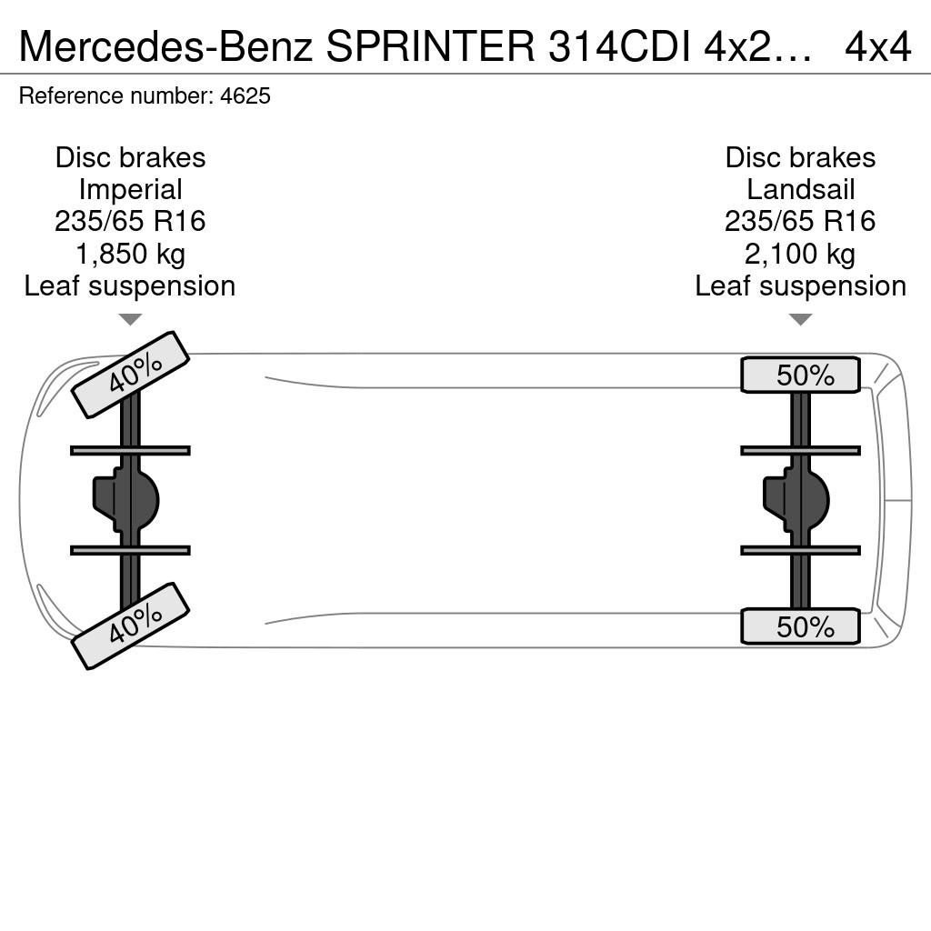 Mercedes-Benz Sprinter 314CDI 4x2 Euro6ZF L2H2 - Automatic - Rev Furgonetas cerradas