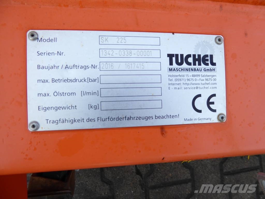 Tuchel Federklappen-Schneeschild Schneepflug Typ SK225 Other components