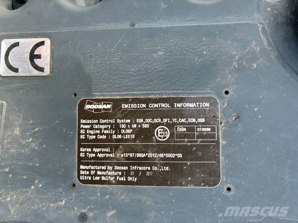 Doosan DX 255 LC-5 Gravemaskiner på larvebånd