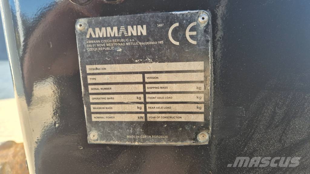 Ammann ARR 1575 - 2017 YEAR - 645 WORKING HOURS Tvåvalsvältar