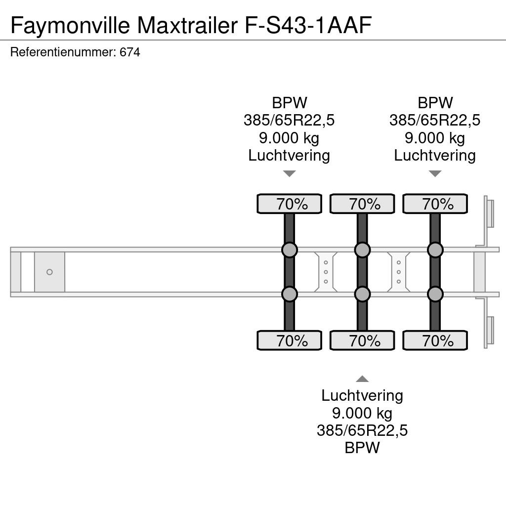 Faymonville Maxtrailer F-S43-1AAF Semirremolques de plataformas planas/laterales abatibles