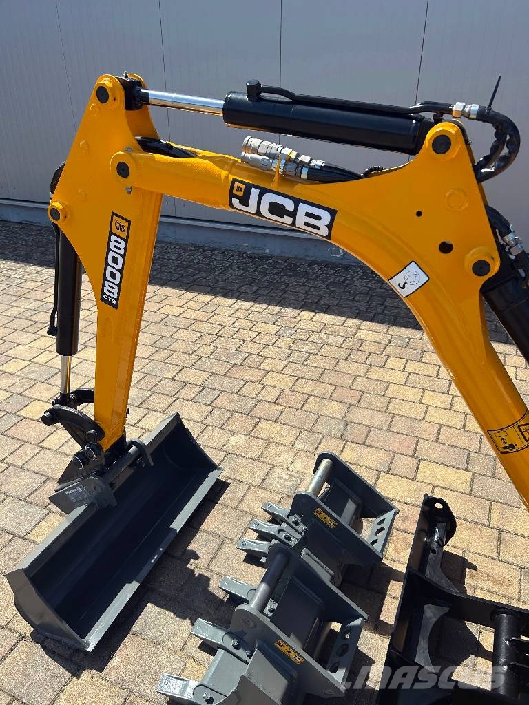JCB 8008 CTS*2026*Garantie 06-2028*3x Löffel*SW-MS01 حفارات صغيرة أقل من 7 طن (حفارات صغيرة)