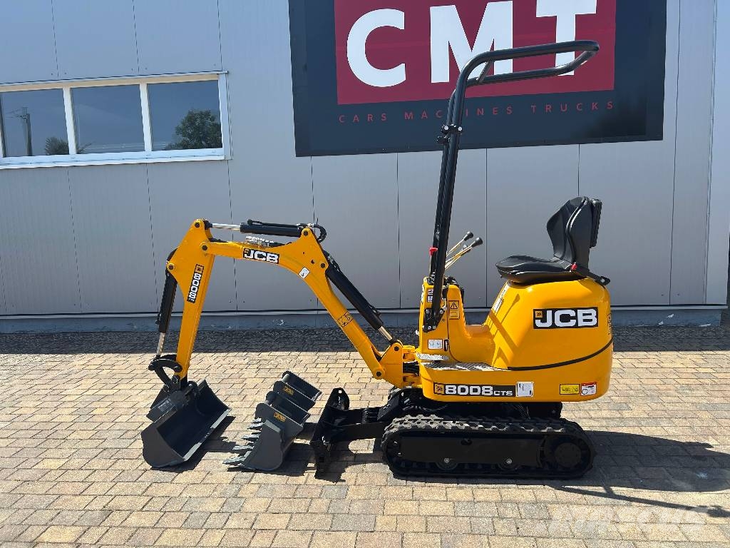 JCB 8008 CTS*2026*Garantie 06-2028*3x Löffel*SW-MS01 حفارات صغيرة أقل من 7 طن (حفارات صغيرة)