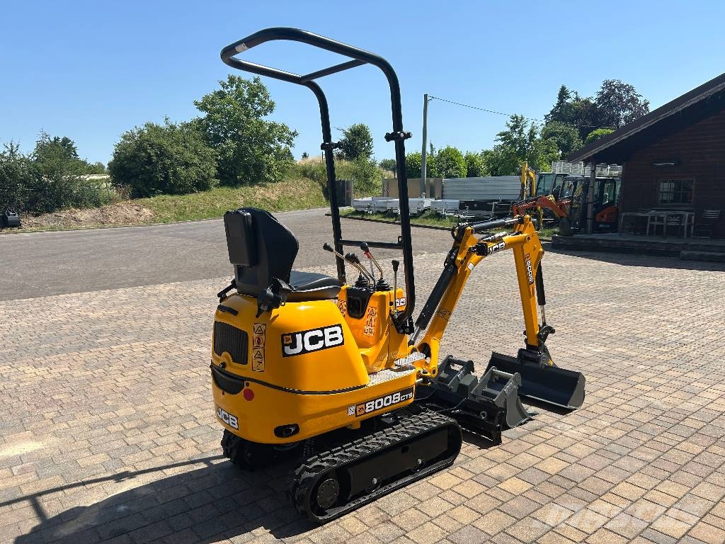 JCB 8008 CTS*2026*Garantie 06-2028*3x Löffel*SW-MS01 حفارات صغيرة أقل من 7 طن (حفارات صغيرة)