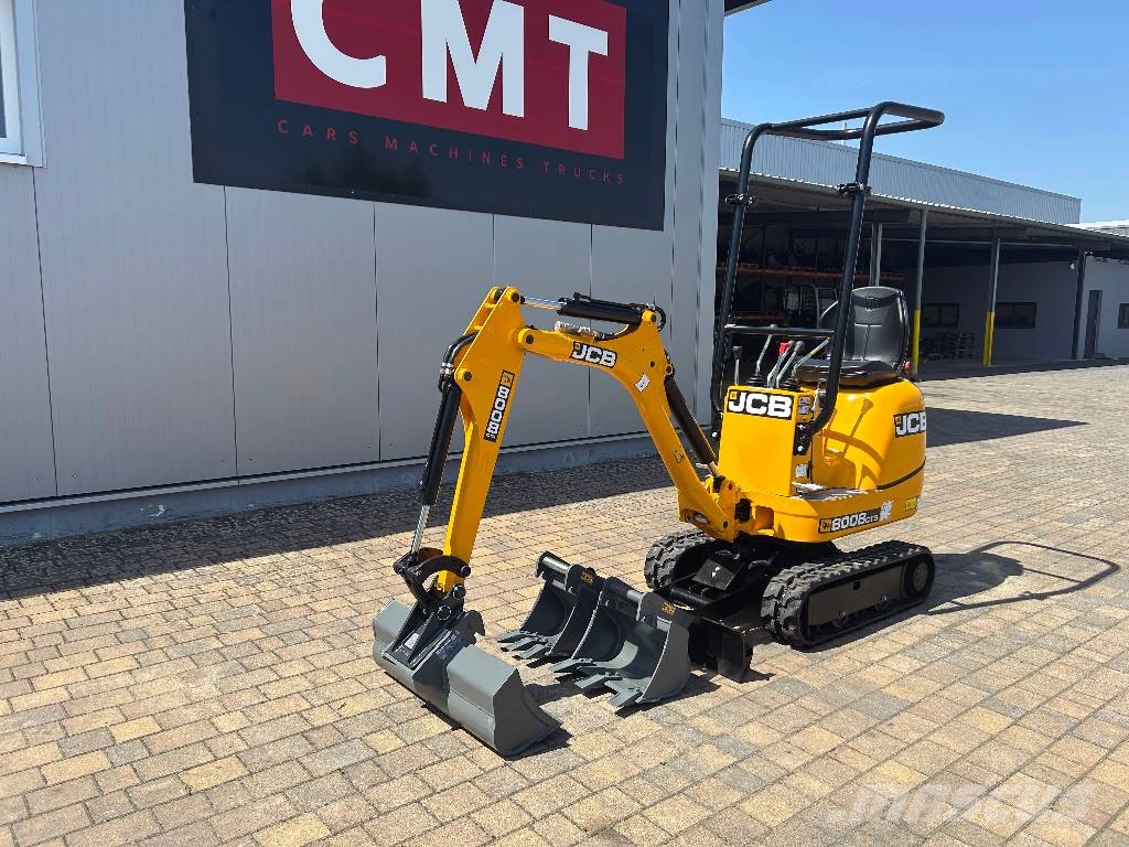 JCB 8008 CTS*2026*Garantie 06-2028*3x Löffel*SW-MS01 حفارات صغيرة أقل من 7 طن (حفارات صغيرة)