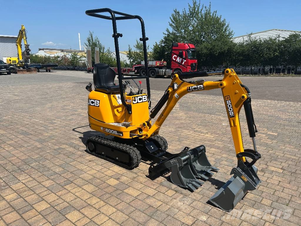 JCB 8008 CTS*2026*Garantie 06-2028*3x Löffel*SW-MS01 حفارات صغيرة أقل من 7 طن (حفارات صغيرة)