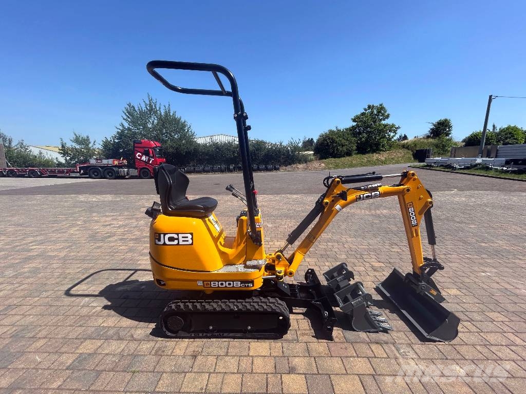 JCB 8008 CTS*2026*Garantie 06-2028*3x Löffel*SW-MS01 حفارات صغيرة أقل من 7 طن (حفارات صغيرة)