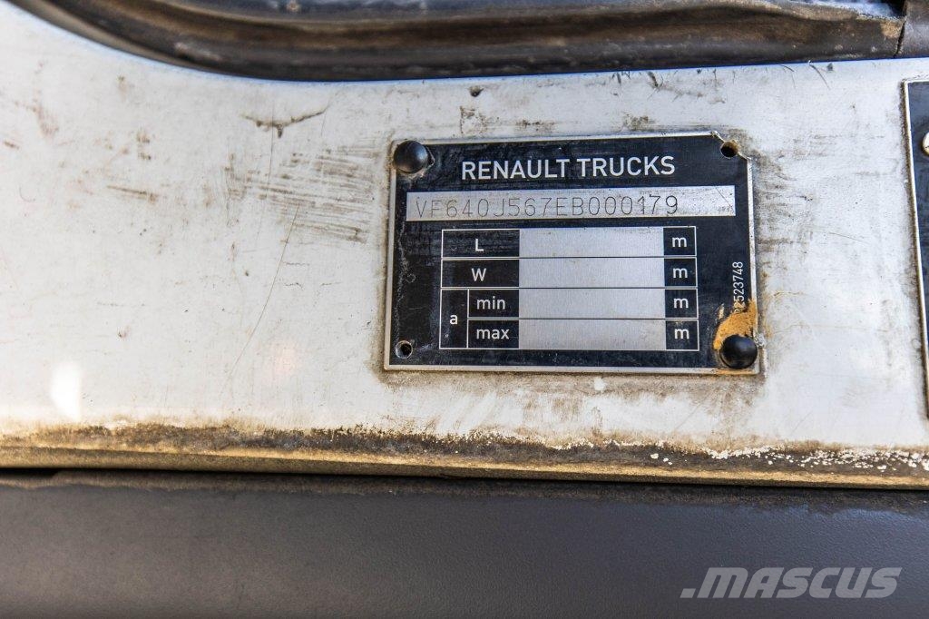 Renault D16 240 DXI Camiones de caja de lona