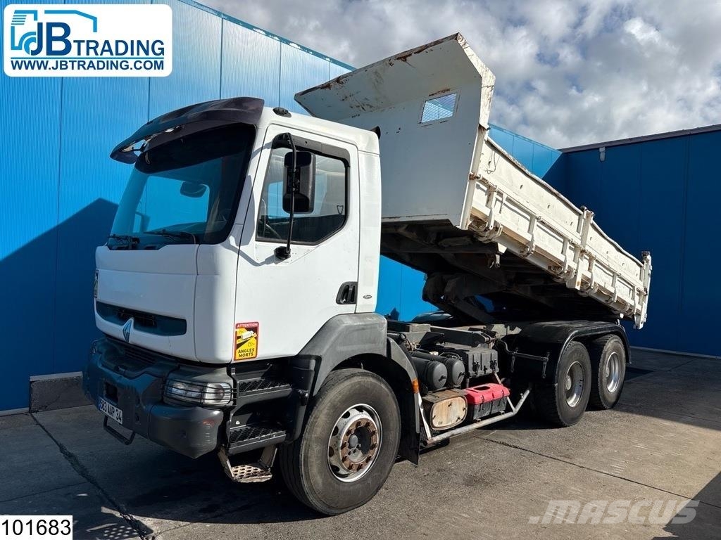 Renault Kerax 420 6x4, EURO 3, Manual, Tribenne 덤프 트럭