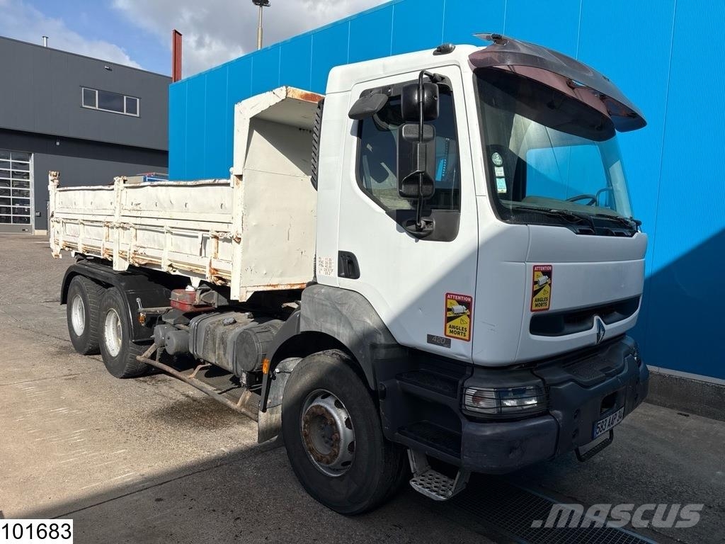 Renault Kerax 420 6x4, EURO 3, Manual, Tribenne 덤프 트럭