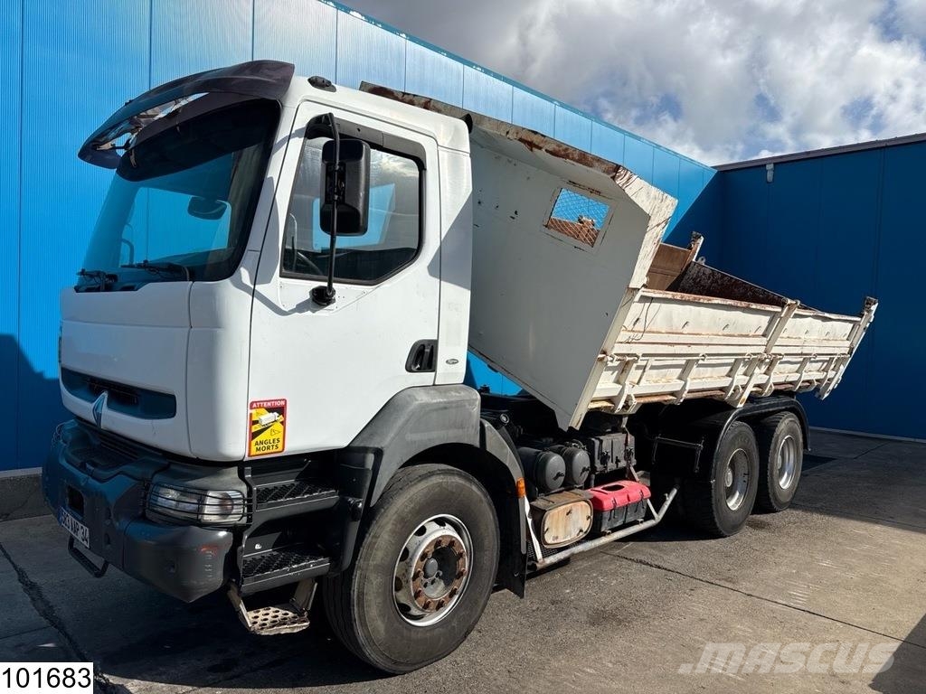 Renault Kerax 420 6x4, EURO 3, Manual, Tribenne 덤프 트럭