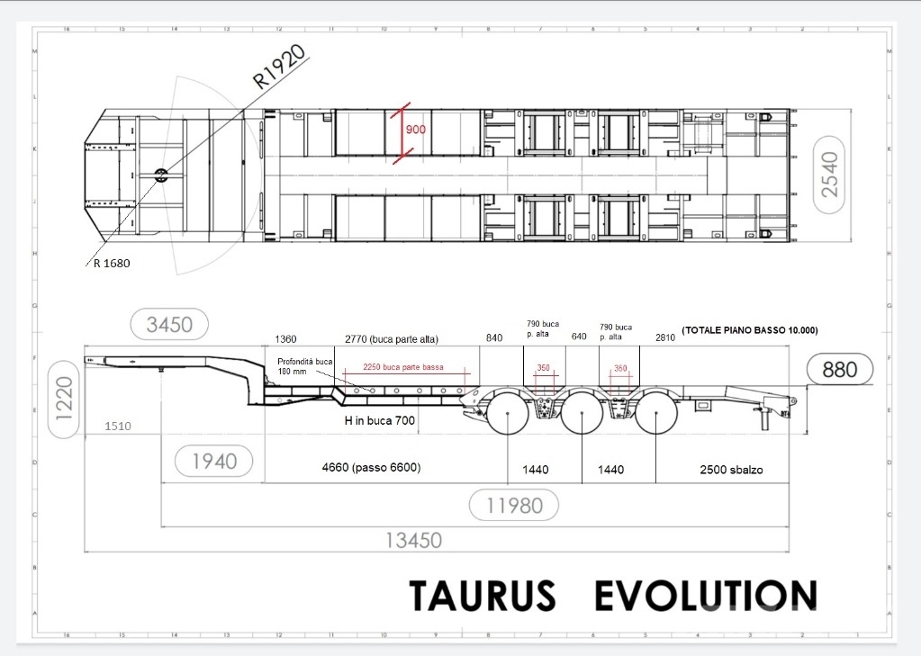 Bull Trailers Taurus Evo Плоскоподови / Бордови полуремаркета
