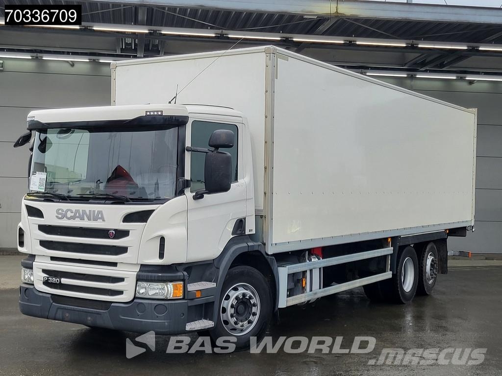 Scania P320 P 6X2 3000kg Ladebordwand Lift+steering axle Skříňová nástavba