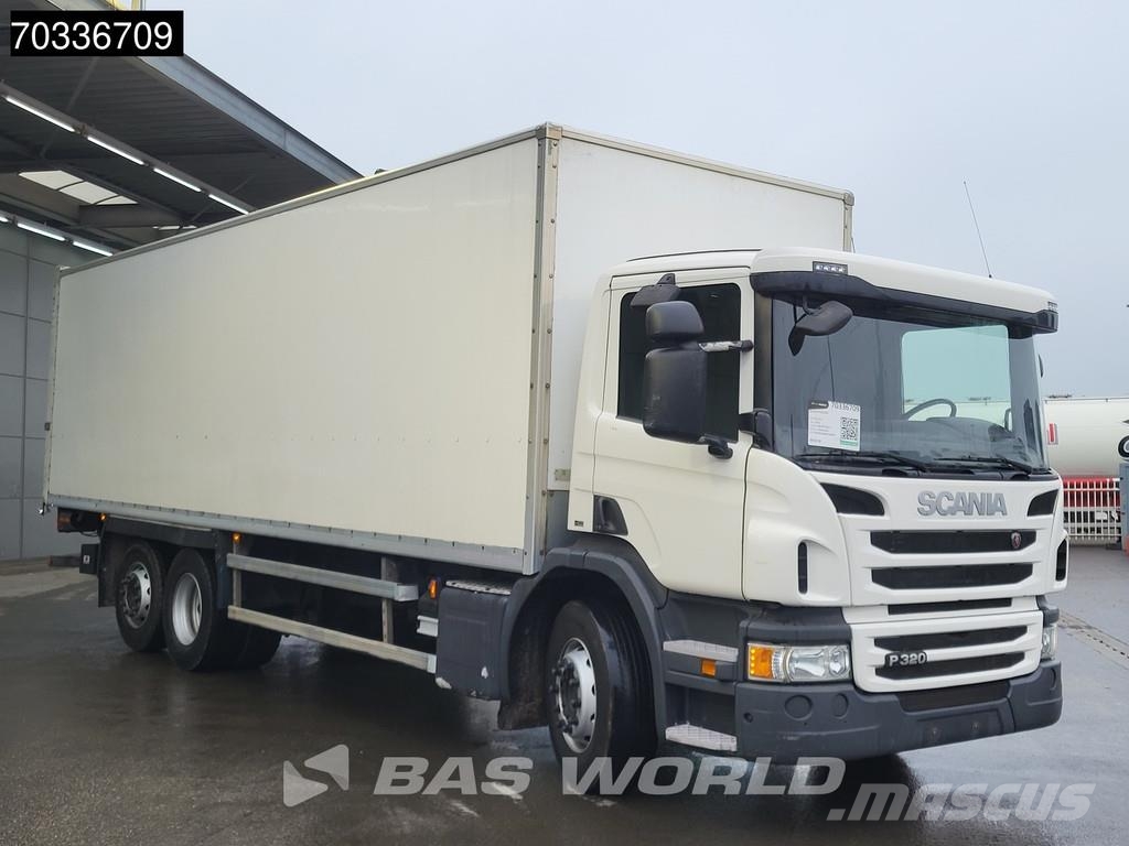 Scania P320 P 6X2 3000kg Ladebordwand Lift+steering axle Bakwagens met gesloten opbouw