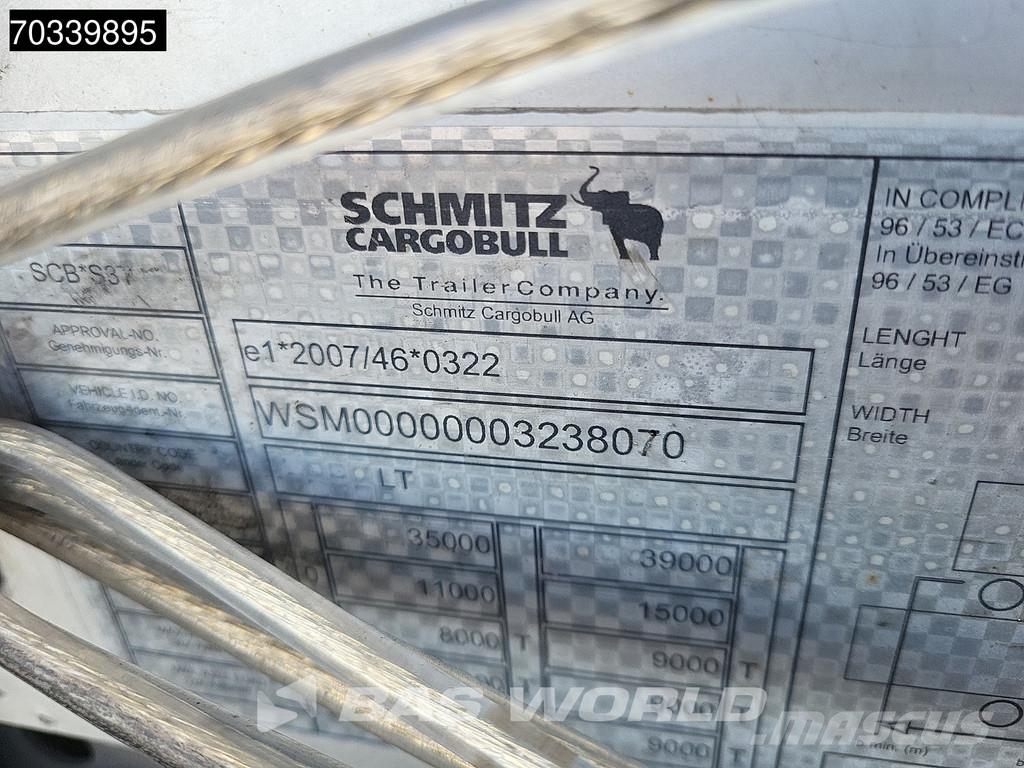 Schmitz Cargobull SCB*S3T 3 axles Sliding Roof Брезентови полуремаркета