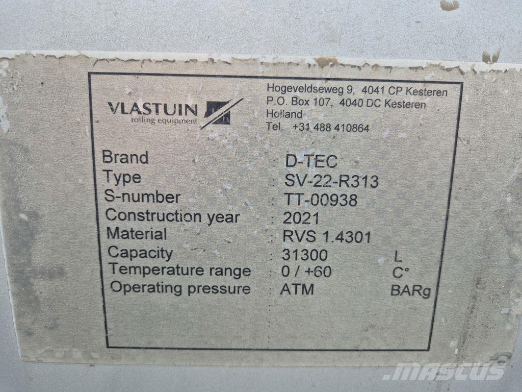 D-tec Tanktrailer SV2006 Tanktrailere