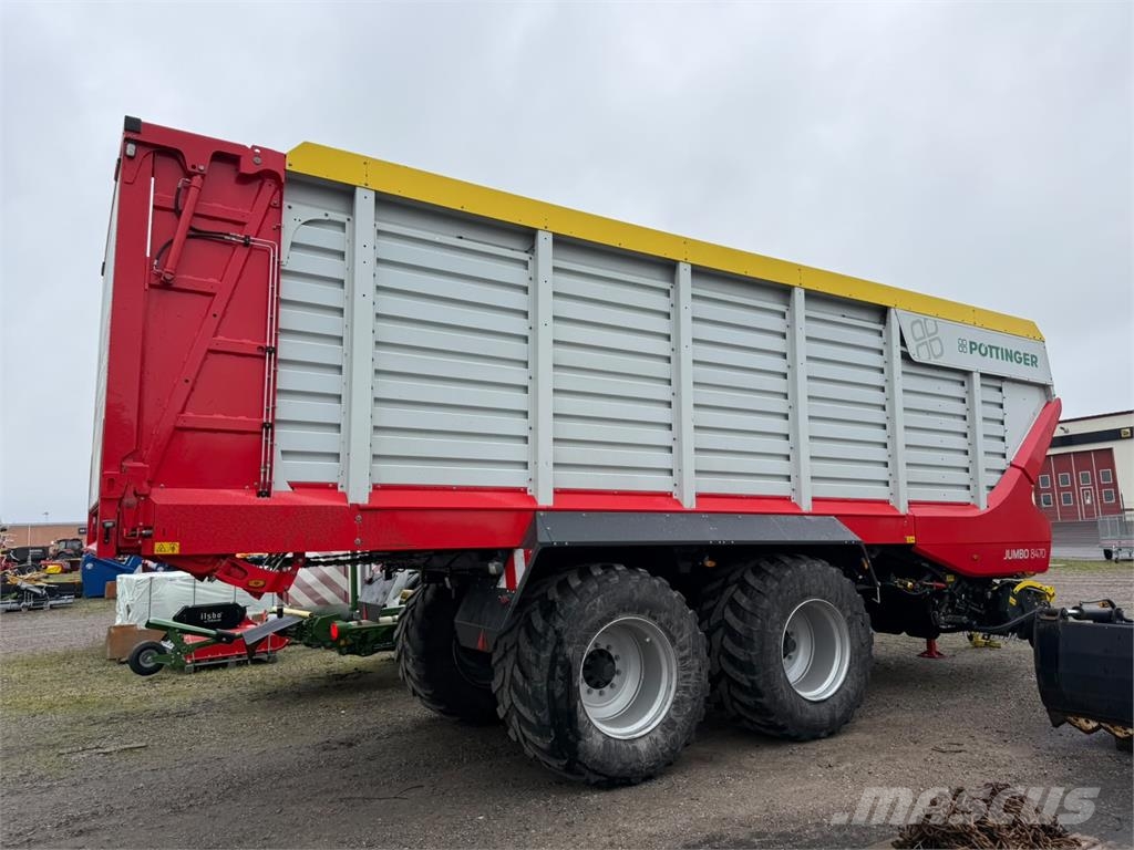Pöttinger Jumbo 8470 -DEMO Keräävät noukinvaunut ja silppurivaunut