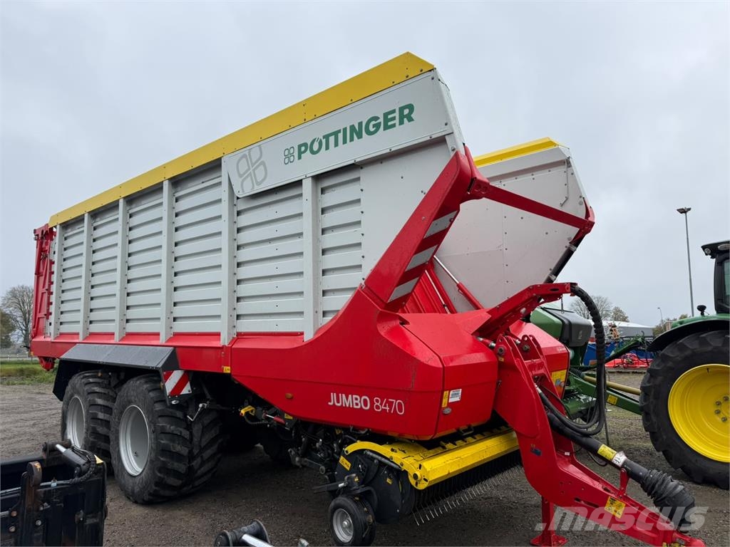 Pöttinger Jumbo 8470 -DEMO Keräävät noukinvaunut ja silppurivaunut