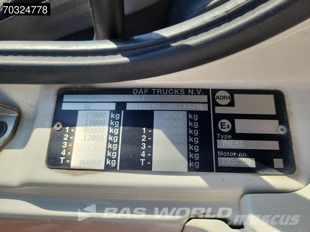 DAF CF 330 4X2 20.5 tonner thermo-King T-1000R meathan Camiones con temperatura controlada