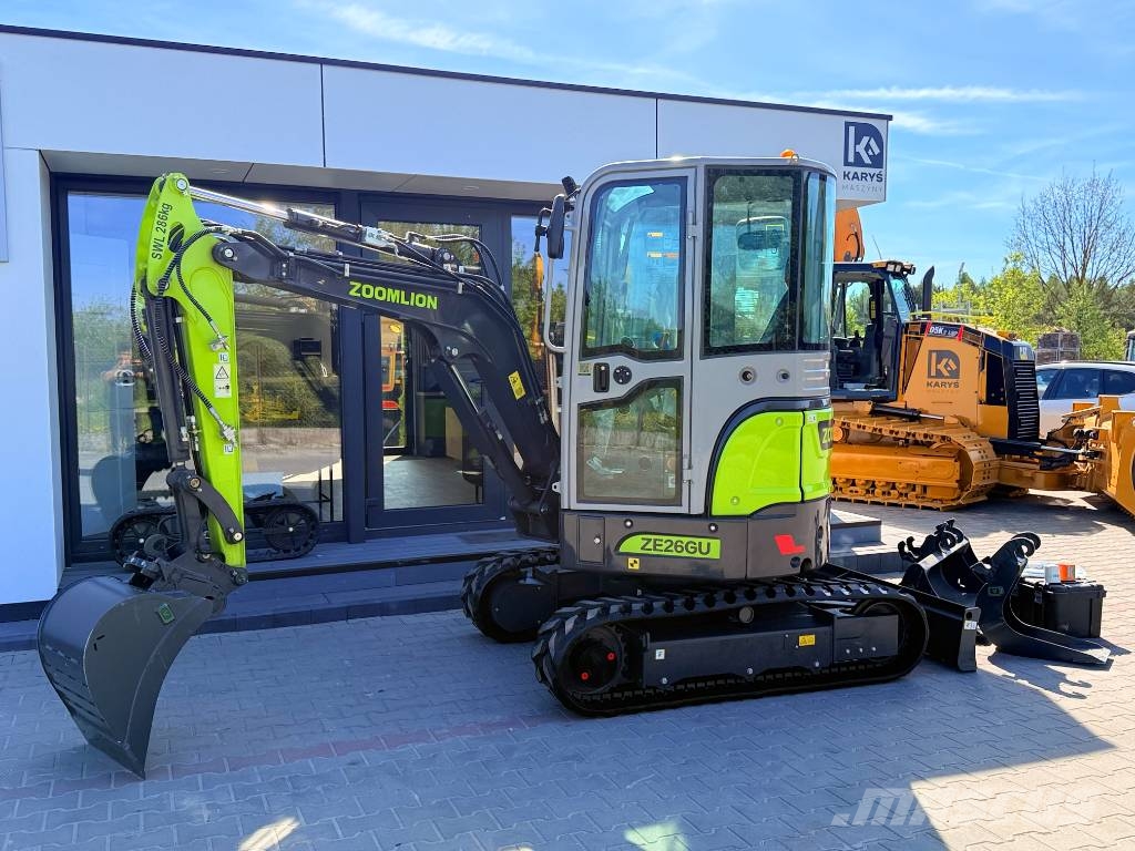 Zoomlion ZE 26 GU | Fabrycznie nowa | Silnik KUBOTA حفارات صغيرة أقل من 7 طن (حفارات صغيرة)