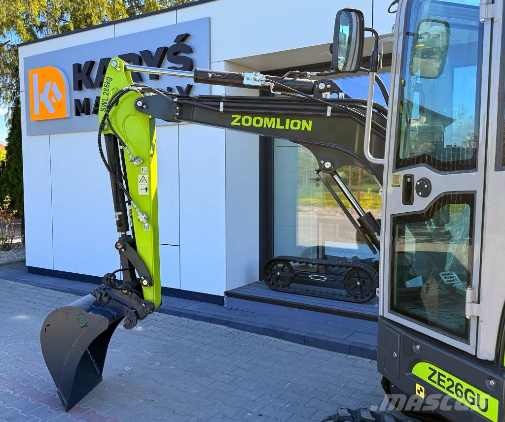 Zoomlion ZE 26 GU | Fabrycznie nowa | Silnik KUBOTA حفارات صغيرة أقل من 7 طن (حفارات صغيرة)