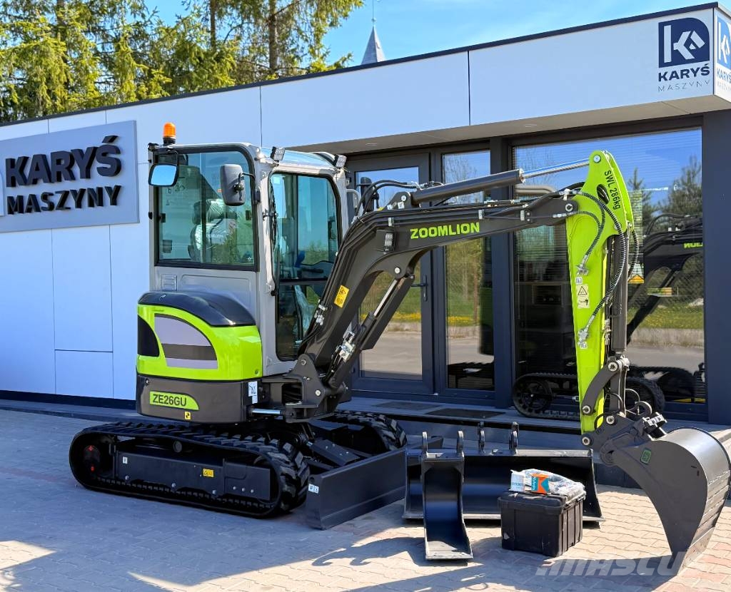 Zoomlion ZE 26 GU | Fabrycznie nowa | Silnik KUBOTA حفارات صغيرة أقل من 7 طن (حفارات صغيرة)