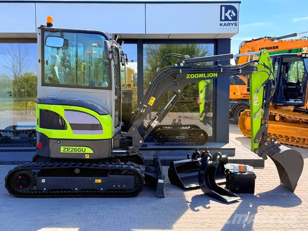 Zoomlion ZE 26 GU | Fabrycznie nowa | Silnik KUBOTA حفارات صغيرة أقل من 7 طن (حفارات صغيرة)