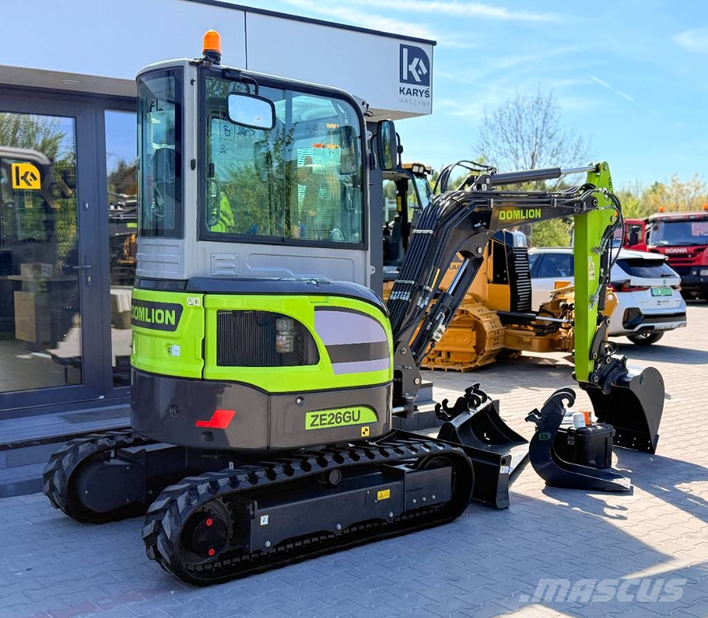 Zoomlion ZE 26 GU | Fabrycznie nowa | Silnik KUBOTA حفارات صغيرة أقل من 7 طن (حفارات صغيرة)
