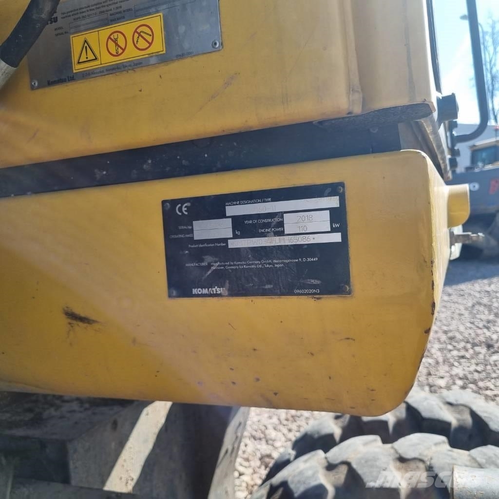 Komatsu PW160 - 11 حفارات بعجل