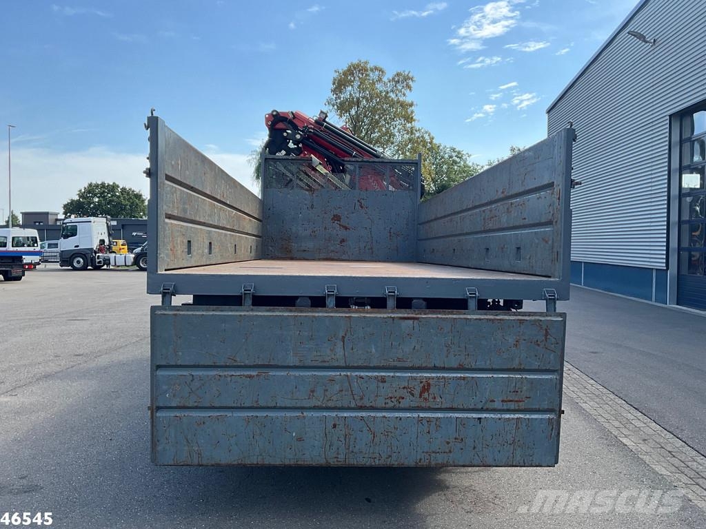 MAN TGA 26.320 6x4 Full Steel Manual Fassi 45 Tonmeter Platte bakwagens