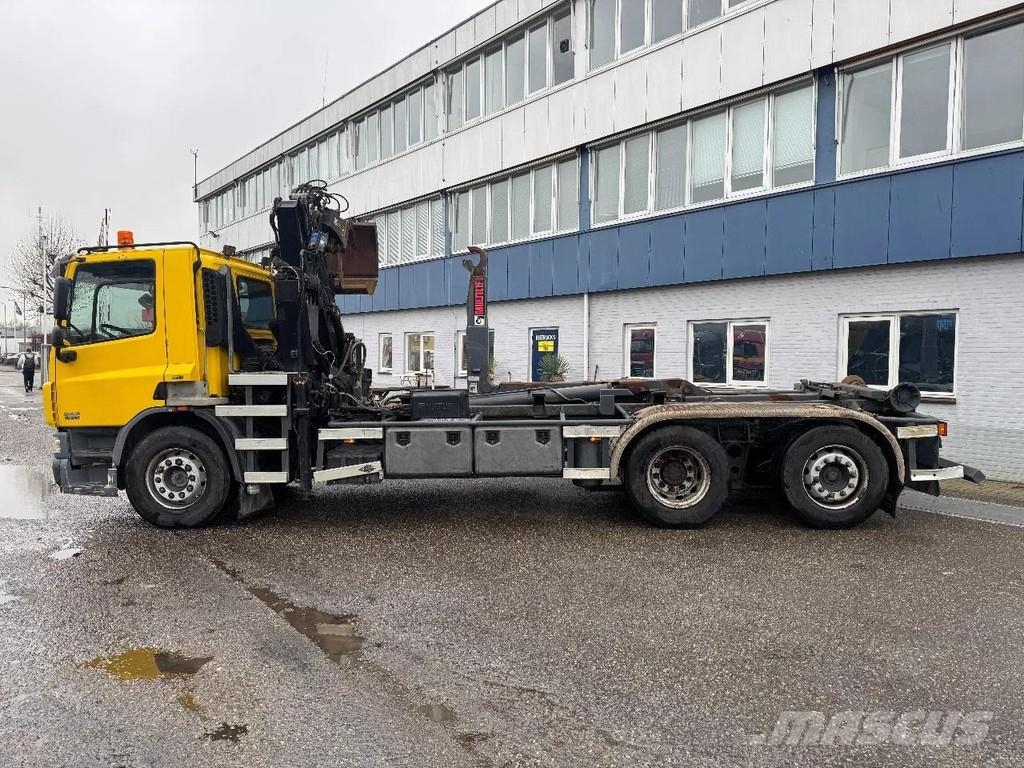 DAF CF 75.310 6X2 EURO 5 HMF 1244 Z2 + REMOTE + HIAB 1 吊鉤式起重車