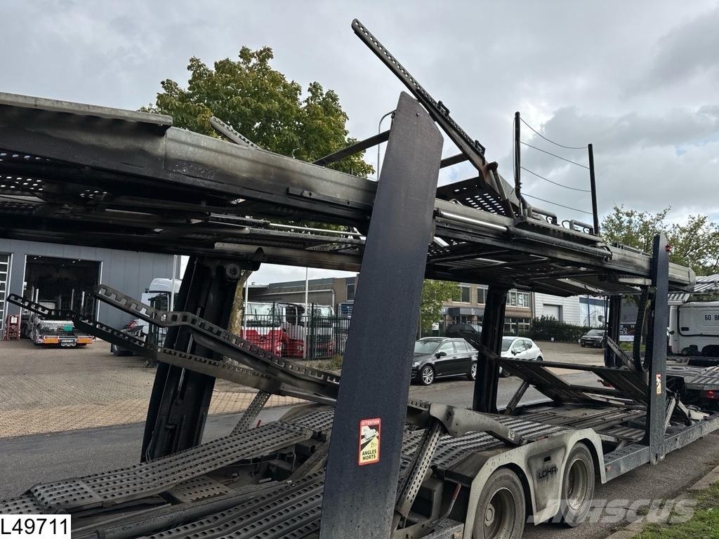 Lohr Eurolohr Scania P410, Retarder, Standairco, Combi Biltransporter henger