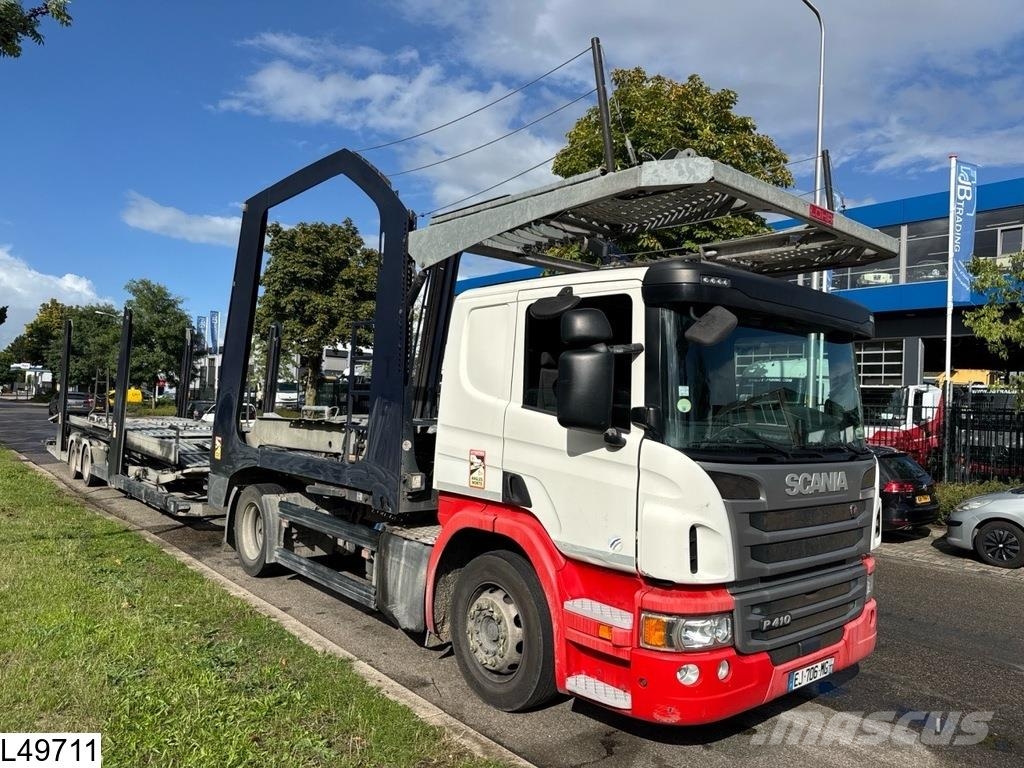 Lohr Eurolohr Scania P410, Retarder, Standairco, Combi Ρυμούλκες μεταφοράς οχημάτων