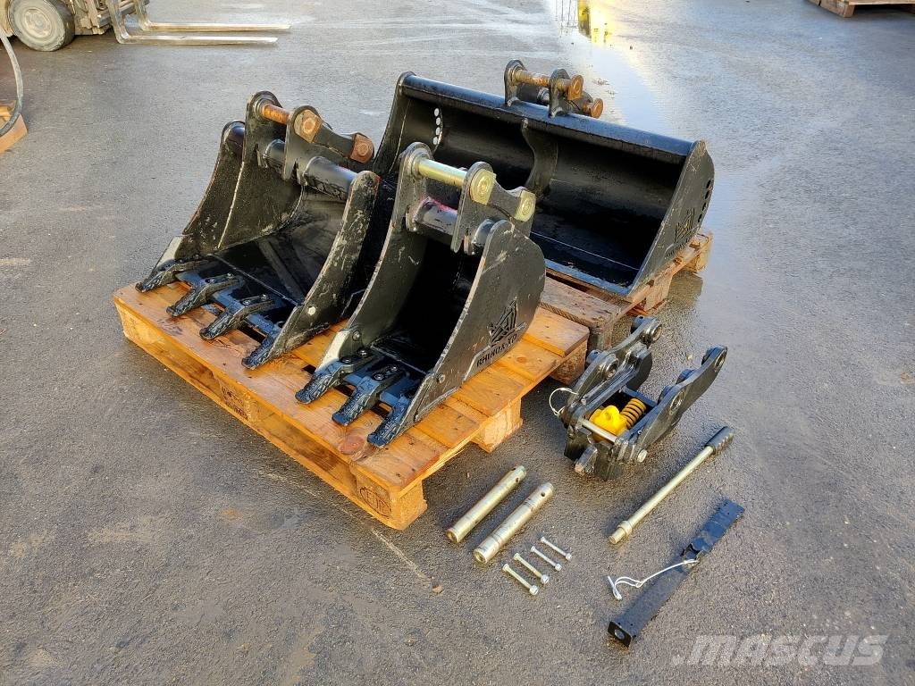 Yanmar Rhinox set of buckets + quick coupler Ekskavaatorikopad ja lisaseadmed