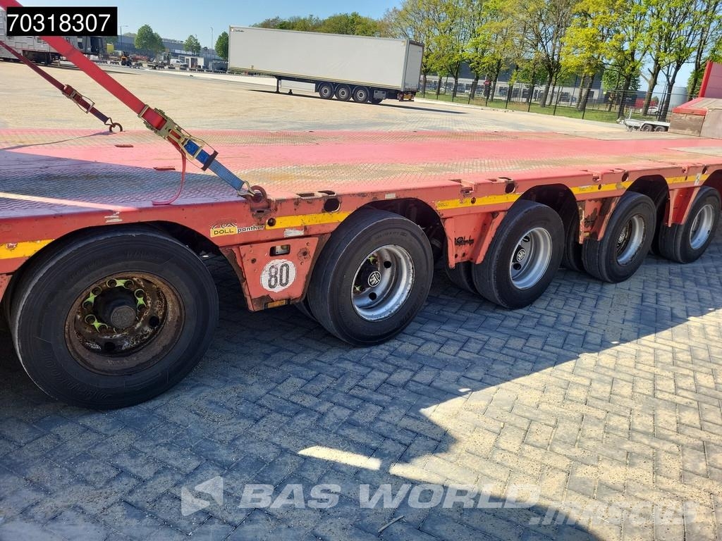 Doll S5E-0 5x Steering Axle Ramps Remote Brønnhenger semi