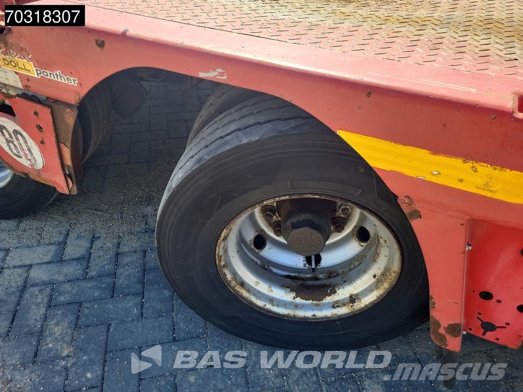 Doll S5E-0 5x Steering Axle Ramps Remote Brønnhenger semi