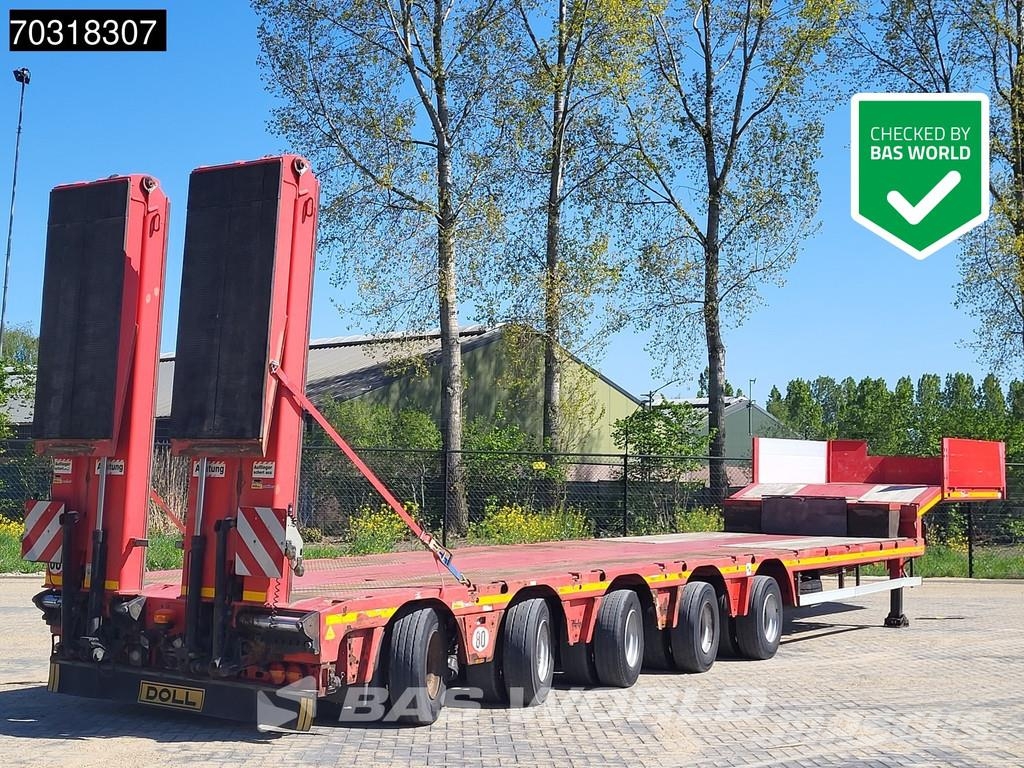 Doll S5E-0 5x Steering Axle Ramps Remote Brønnhenger semi
