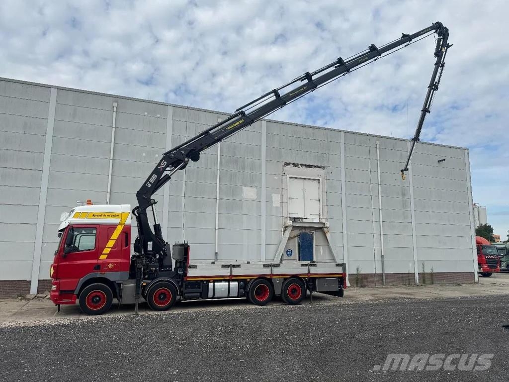 DAF CF 85.460 8X2 HIAB 477E-7 + JIB 75X + REMOTE CONTR 平板式/側卸式卡車