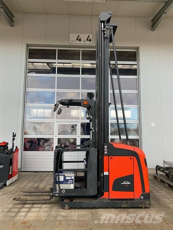 Linde V48 Περονοφόρο ανυψωτικό συλλογής παραγγελιών μεγάλου ύψους