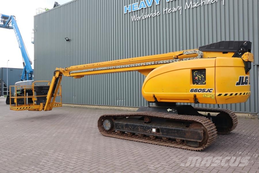 JLG 660SJC Diesel, Steel Tracks, 22.3m Working Height, Elevadores braços Telescópicos