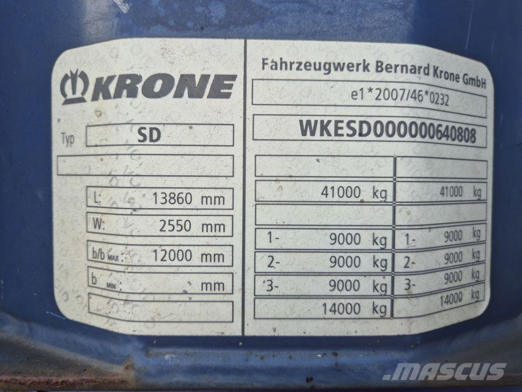 Krone schuifzeil Pritsche & Plane
