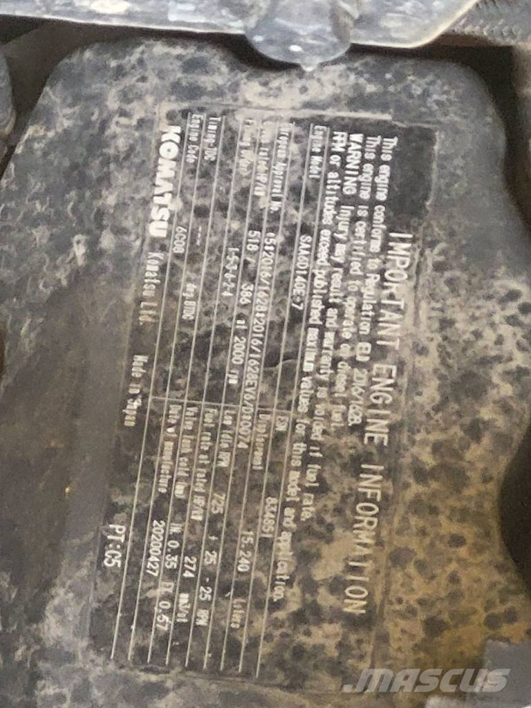 Komatsu HD405-8 Pevné dempry