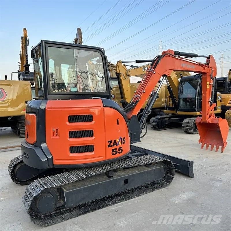 みうっち Hitachi ZX55 mini excavator, used Hitachi ZX55 mini