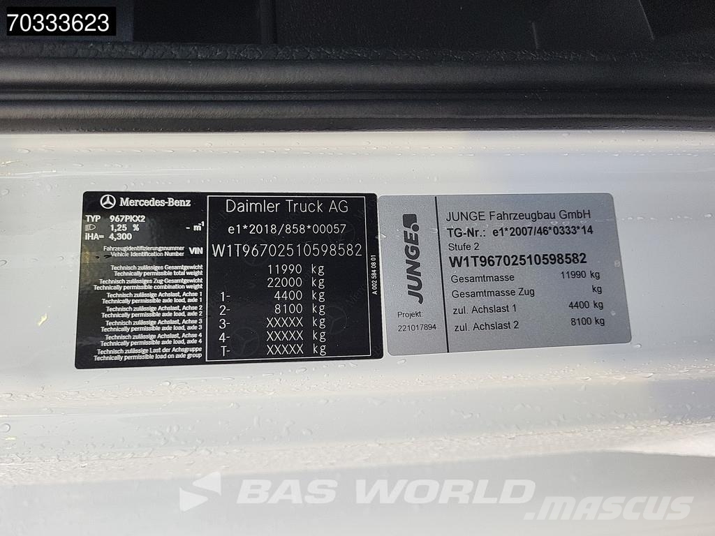Mercedes-Benz Atego 1223 4X2 12tonner Automatic Airco Euro 6 Umpikorikuorma-autot